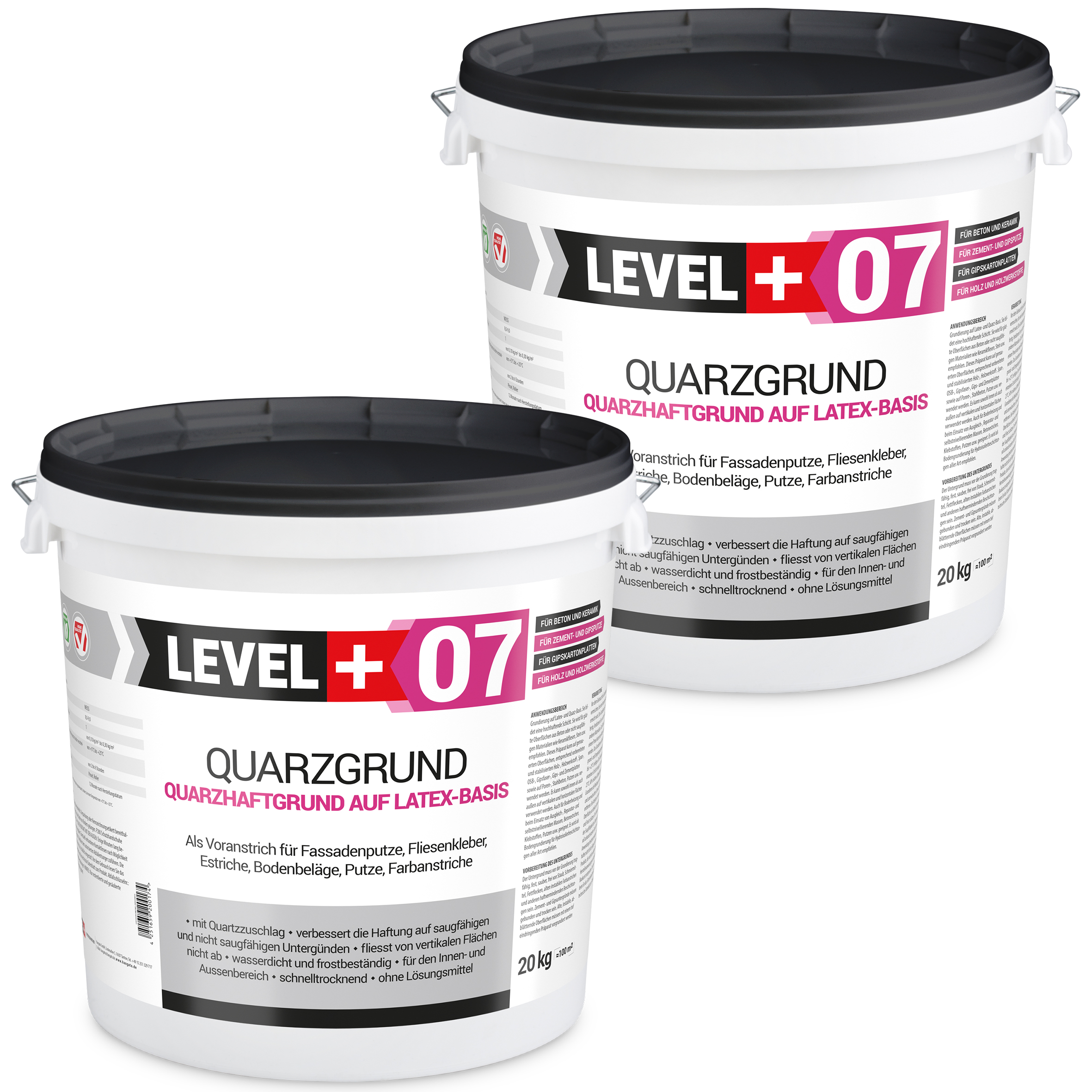 Grunt kwarcowy LEVEL+ biały 40KG Grunt szczepny L+07