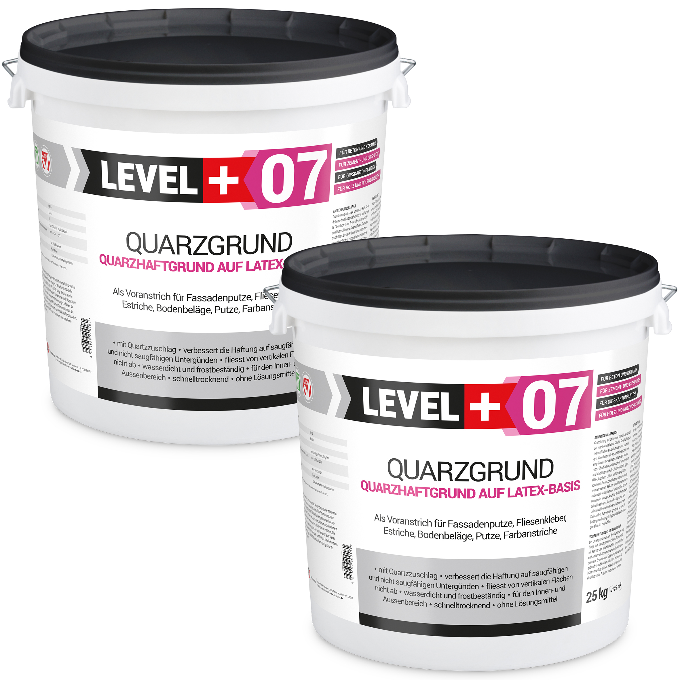 Grunt kwarcowy LEVEL+ biały 50KG Grunt szczepny L+07