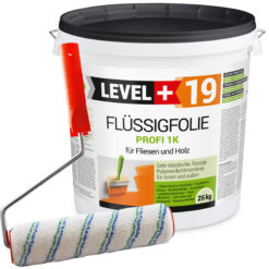 Zestaw Wałek Malarski 25cm + Folia w płynie 25kg Hydroizolacja Balkonu na drewno płytki L+19