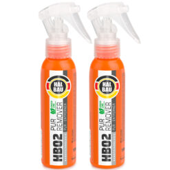 Czyścik do Utwardzonej Piany Poliuretanowej 100ml PUR REMOVER 2 szt. HALBAU HB02
