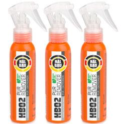Czyścik do Utwardzonej Piany Poliuretanowej 100ml PUR REMOVER 3 szt. HALBAU HB02