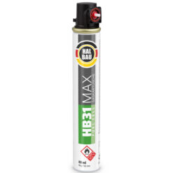 Gaz do Gwoździarek Gazowych 165mm 40g 80ml 1 szt. Nabój do Gwożdziarek Nabój Gazowy Czerwony Zawór HALBAU HB31