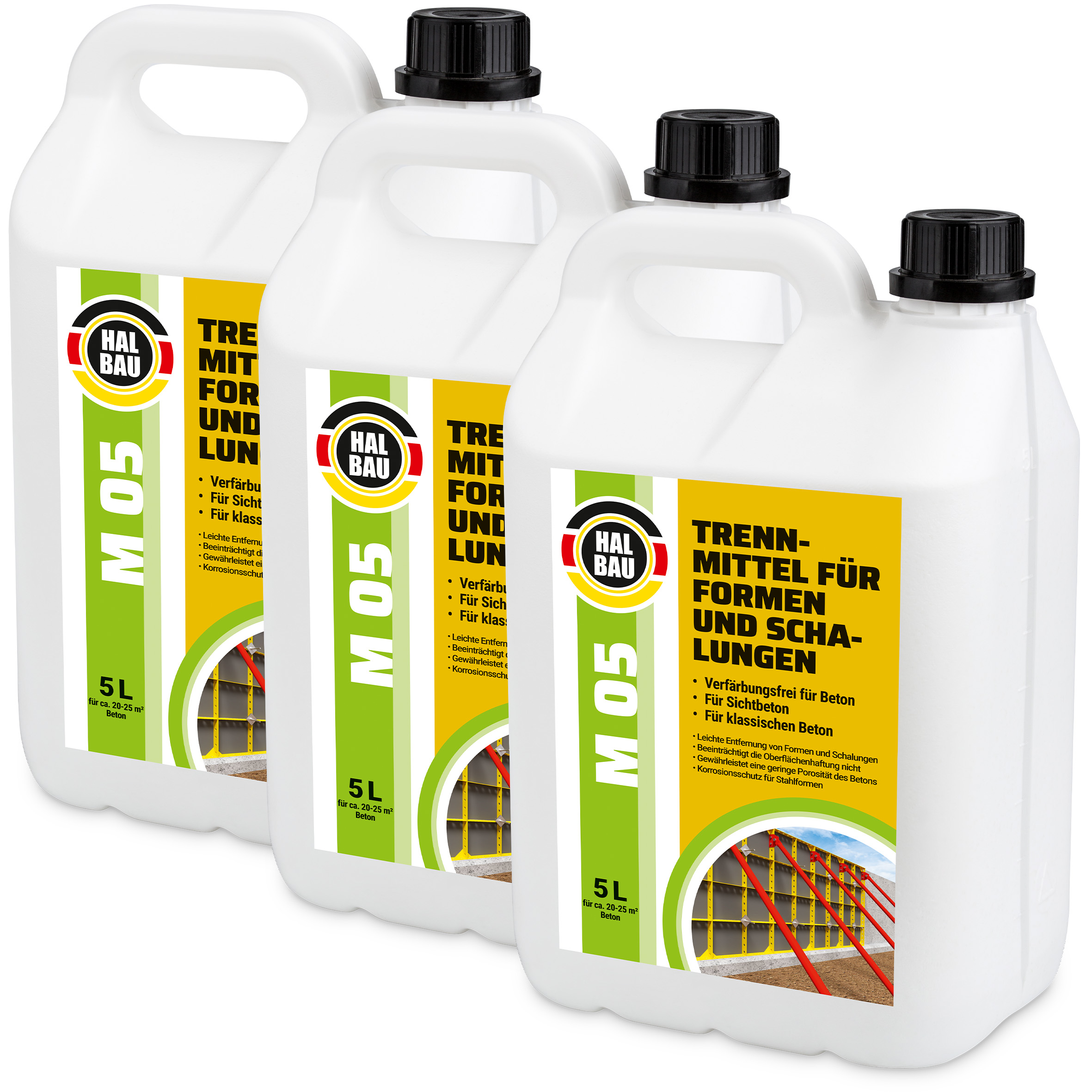 Środek antyadhezyjny 15L Do szalunków Do zaprawy gipsowej Preparat do form szalunkowych HALBAU M05