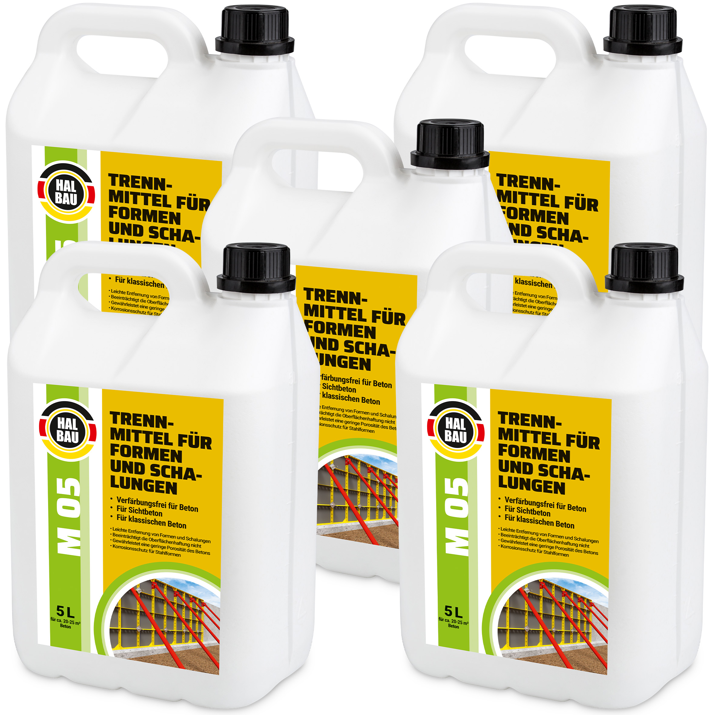 Środek antyadhezyjny 25L Do szalunków Do zaprawy gipsowej Preparat do form szalunkowych HALBAU M05