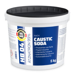 Soda Kaustyczna 5 kg Wodorotlenek Sodu Udrażniacz Granulki HALBAU HB04