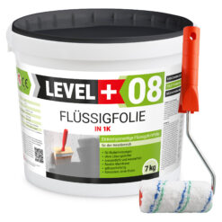 Zestaw Wałek Malarski 10cm + Folia w płynie elastyczna do wewnątrz Hydroizolacja 7Kg L+08