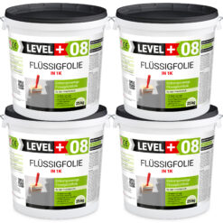 Folia w płynie do wnętrz LEVEL+ Hydroizolacja łazienki 100Kg elastyczna izolacja L+08