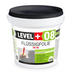 Folia w płynie do wnętrz LEVEL+ Hydroizolacja łazienki 1,5Kg elastyczna izolacja L+08