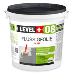 Folia w płynie do wnętrz LEVEL+ Hydroizolacja łazienki 20Kg elastyczna izolacja L+08