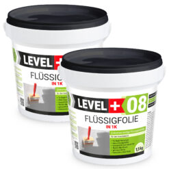Folia w płynie do wnętrz LEVEL+ Hydroizolacja łazienki 3Kg elastyczna izolacja L+08