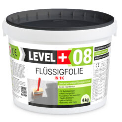 Folia w płynie do wnętrz LEVEL+ Hydroizolacja łazienki 4Kg elastyczna izolacja L+08
