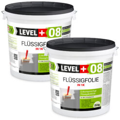 Folia w płynie do wnętrz LEVEL+ Hydroizolacja łazienki 50Kg elastyczna izolacja L+08