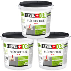 Folia w płynie do wnętrz LEVEL+ Hydroizolacja łazienki 60Kg elastyczna izolacja L+08