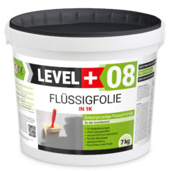 Folia w płynie do wnętrz LEVEL+ Hydroizolacja łazienki 7Kg elastyczna izolacja L+08