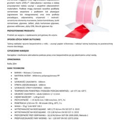 Taśma Butylowa Samoklejąca do Hydroizolacji Taśma 80mb Hydroizolacja Wanna Brodzik Prysznic Balkon Taras LEVEL+ L+ G06