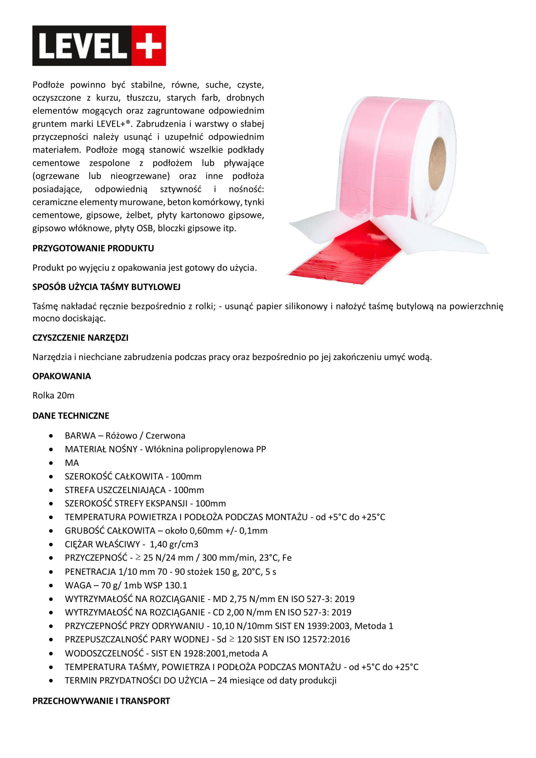 Taśma Butylowa Samoklejąca do Hydroizolacji Taśma 15mb Hydroizolacja Wanna Brodzik Prysznic Balkon Taras LEVEL+ L+ G06 - obrazek 9