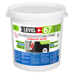 Hydroizolacja Bitumiczna 30L Masa PMBC 1K Hydroizolacja Fundamentu Masa KMB z Polistyrenem L+67
