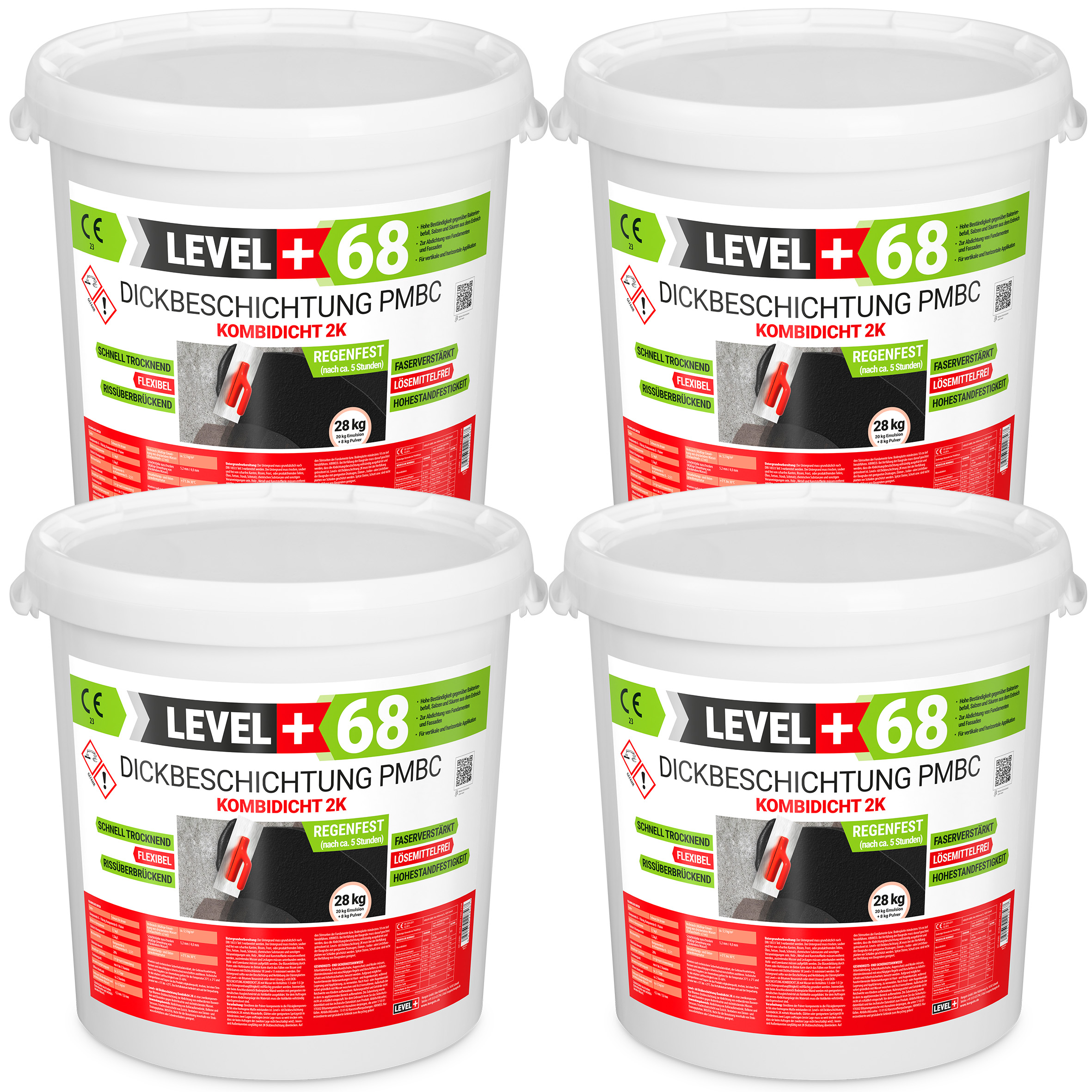 Hydroizolacja Bitumiczna 112kg Masa PMBC 2K Hydroizolacja Fundamentu Masa KMB L+68