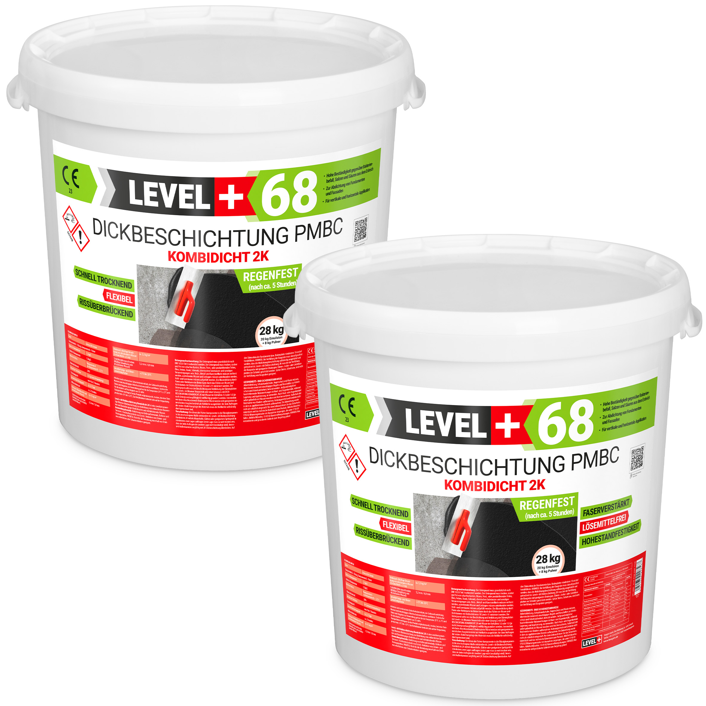 Hydroizolacja Bitumiczna 56kg Masa PMBC 2K Hydroizolacja Fundamentu Masa KMB L+68