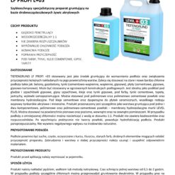 Grunt Głębokopenetrujący LEVEL+ 5L Profesjonalny podkład Środek gruntujący Szybkoschnący Rozcieńczenie 1:1 L+03