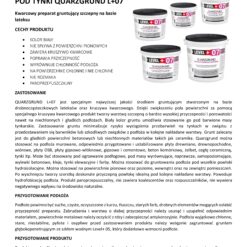 Grunt kwarcowy LEVEL+ biały 25KG Grunt szczepny L+07