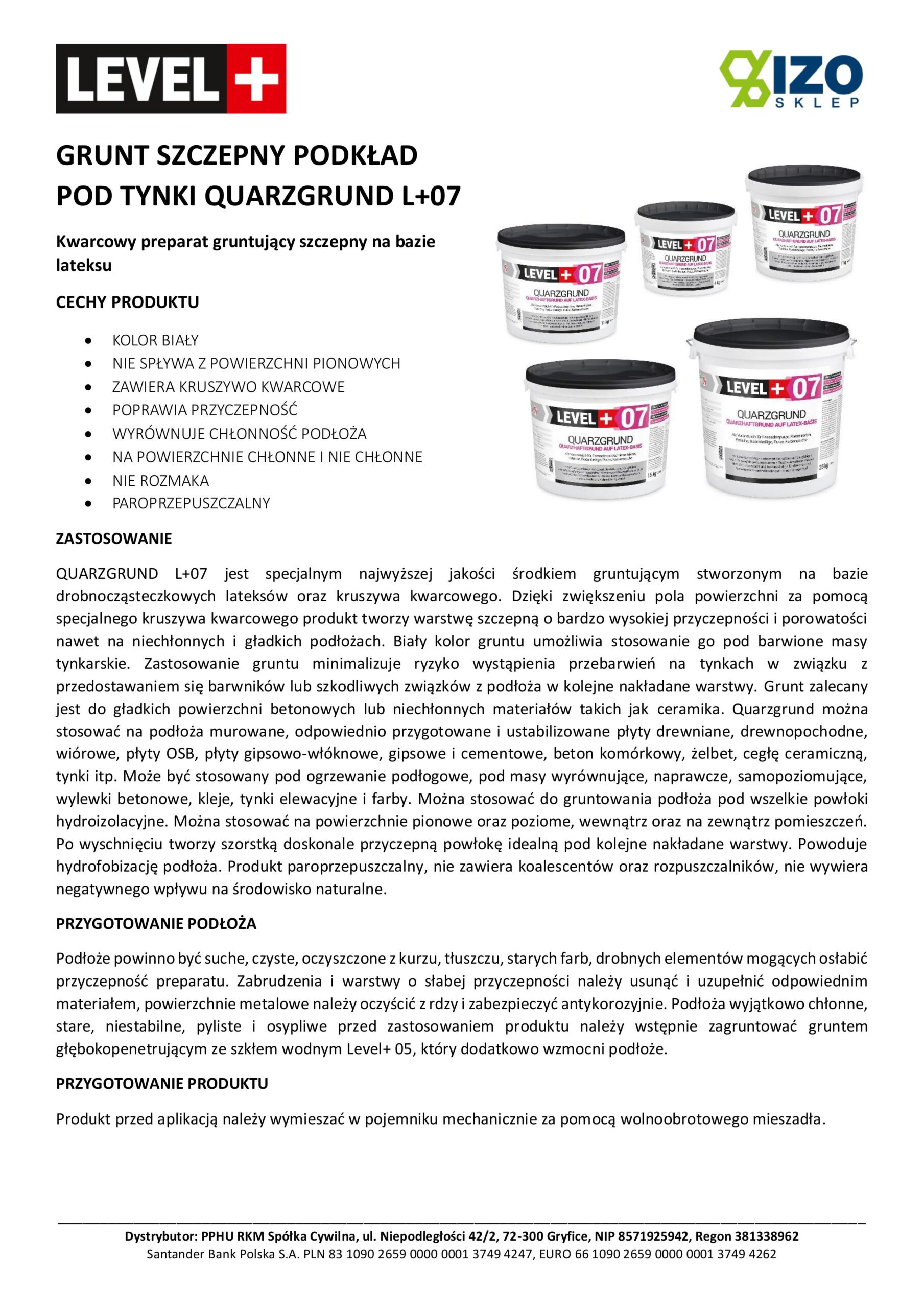 Zestaw Wałek Malarski 25cm + Grunt kwarcowy biały 100kg Grunt szczepny L+07 - obrazek 11