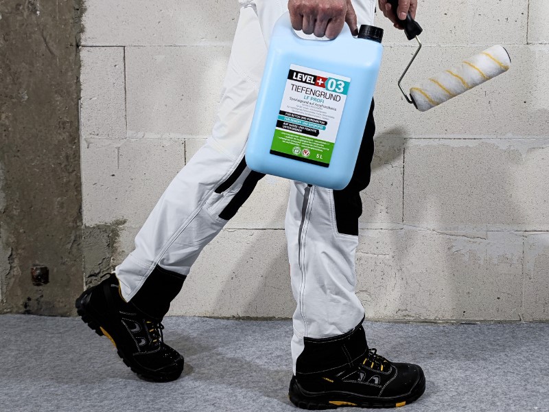 Grunt Głębokopenetrujący LEVEL+ 5L Profesjonalny podkład Środek gruntujący Szybkoschnący Rozcieńczenie 1:1 L+03 - obrazek 2