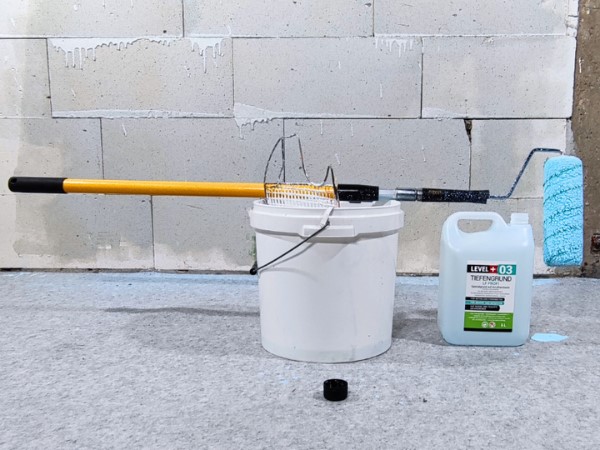 Grunt Głębokopenetrujący LEVEL+ 5L Profesjonalny podkład Środek gruntujący Szybkoschnący Rozcieńczenie 1:1 L+03 - obrazek 3