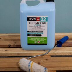 Grunt Głębokopenetrujący LEVEL+ 5L Profesjonalny podkład Środek gruntujący Szybkoschnący Rozcieńczenie 1:1 L+03