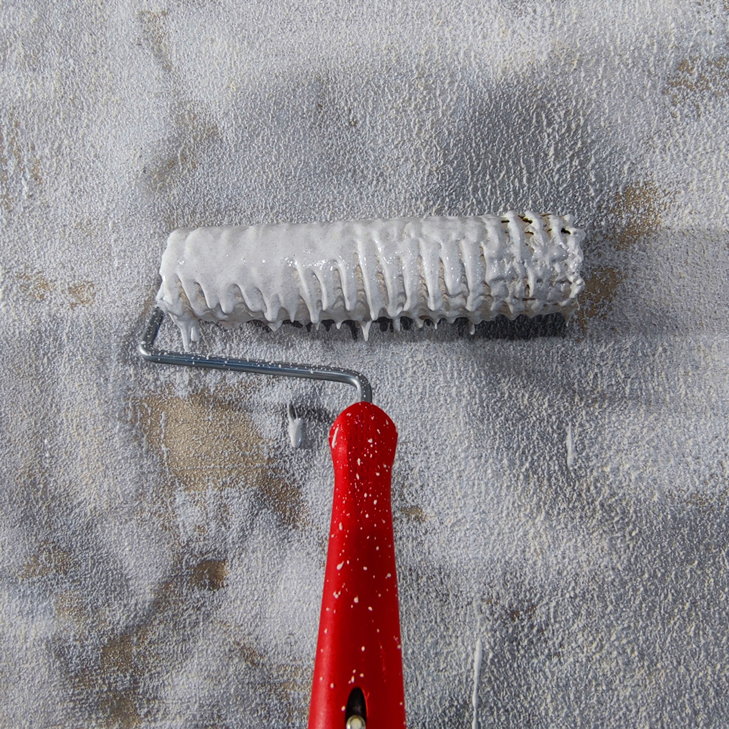 Zestaw Wałek Malarski 25cm + Grunt kwarcowy biały 100kg Grunt szczepny L+07 - obrazek 5