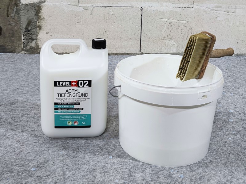 Zestaw Wałek Malarski 25cm + Głęboko gruntujący podkład akrylowy LEVEL+ 20L Grunt Uniwersalny L+02 - obrazek 3