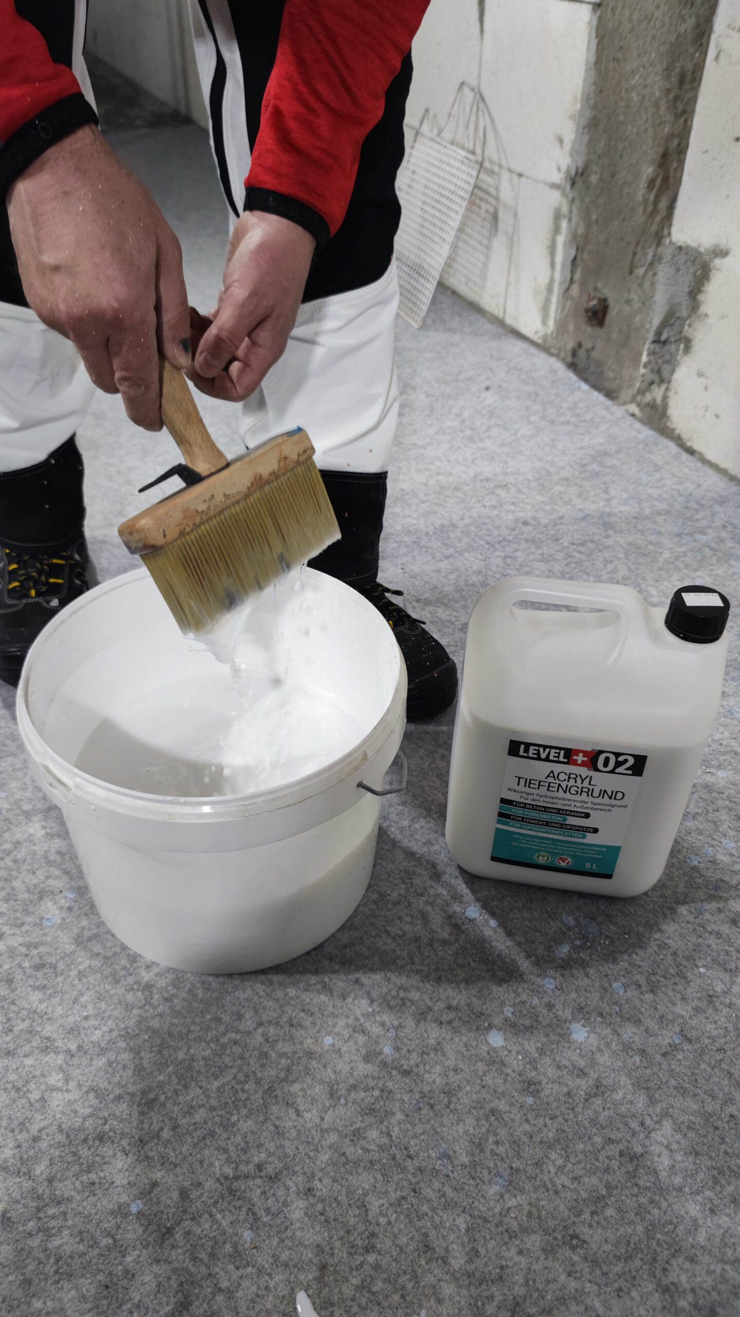 Zestaw Wałek Malarski 25cm + Głęboko gruntujący podkład akrylowy LEVEL+ 20L Grunt Uniwersalny L+02 - obrazek 5