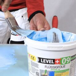 Folia w płynie na zewnątrz do wewnątrz LEVEL+ Hydroizolacja balkonu łazienki 20KG elastyczna izolacja L+09