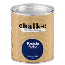 Farba kredowa bezwonna do mebli i zabawek Chalk-it (11) Sapphire Bay 0,125L