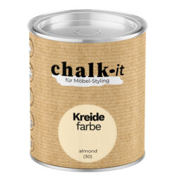 Farba kredowa bezwonna do mebli i zabawek Chalk-it (30) Almond 0,125L
