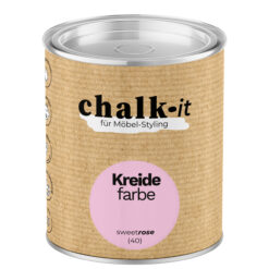 Farba kredowa bezwonna do mebli i zabawek Chalk-it (40) Sweet Rose 0,125L