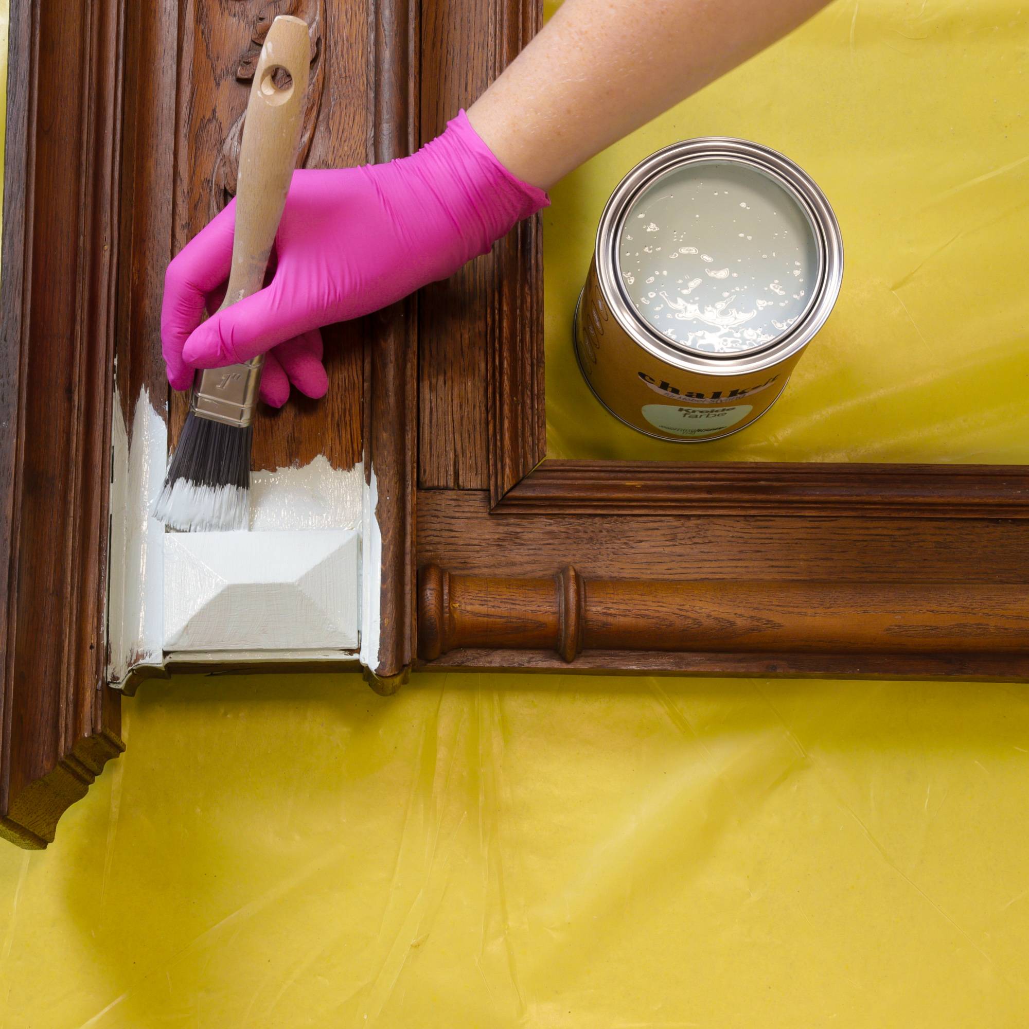 Farba kredowa bezwonna do mebli i zabawek Chalk-it (15) Pudding 0,125L - obrazek 15