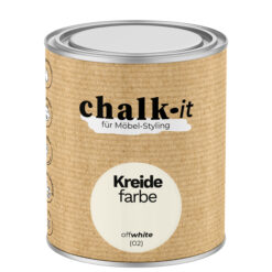 Farba kredowa bezwonna do mebli i zabawek Chalk-it (02) OffWhite 0,75L