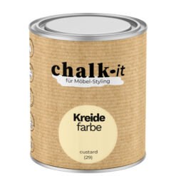 Farba kredowa bezwonna do mebli i zabawek Chalk-it (29) Custard 0,75L