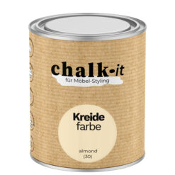 Farba kredowa bezwonna do mebli i zabawek Chalk-it (30) Almond 0,75L