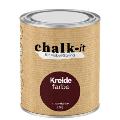 Farba kredowa bezwonna do mebli i zabawek Chalk-it (36) Ruby Force 0,75L
