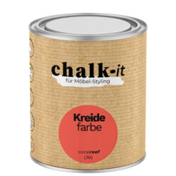 Farba kredowa bezwonna do mebli i zabawek Chalk-it (38) Coral Reef 0,75L