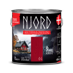 Ochrona, impregnacja drewna Njord (04) Fischerhütte 2,5L Odporny na warunki atmosferyczne