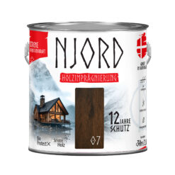 Impregnat do drewna ochronny NJORD Extreme (07) Polare Lärche 2,5L Odporny na warunki atmosferyczne