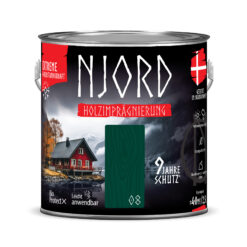 Ochrona, impregnacja drewna Njord (08) Isländisches Tal 2,5L Odporny na warunki atmosferyczne
