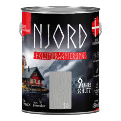 Ochrona, impregnacja drewna Njord (10) Felsige Küste 5L Odporny na warunki atmosferyczne
