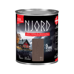 Ochrona, impregnacja drewna Njord (11) Wikingerboot 0,75L Odporny na warunki atmosferyczne