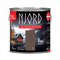 Ochrona, impregnacja drewna Njord (11) Wikingerboot 2,5L Odporny na warunki atmosferyczne