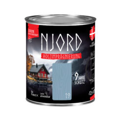 Ochrona, impregnacja drewna Njord (19) Atlantische Wellen 0,75L Odporny na warunki atmosferyczne