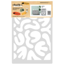 Elastyczny szablon wielokrotnego użytku do stylizacji i dekoracji mebli Chalk-it 705 CORAL